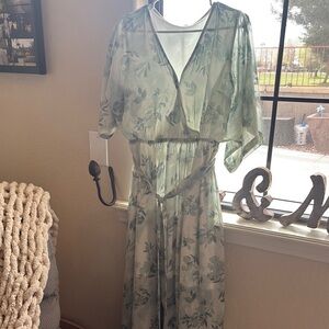 Baltic born mint leaf Maxi Dress